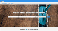 Desktop Screenshot of ghanabusinessweb.com
